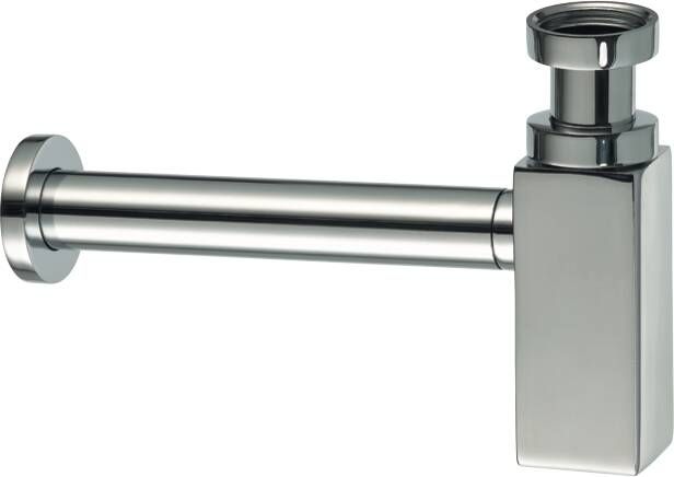 Douche Concurrent Wastafel Sifon Hotbath Pal Vierkant 11 4 Geborsteld Nikkel