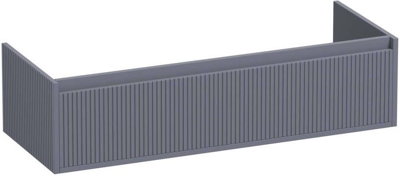 IChoice Groovy onderkast 119x45 5cm 1 sifonuitsparing Mat Grijs