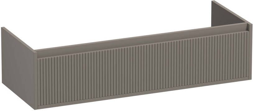 IChoice Semi-Groovy onderkast 119x45 5cm 1 sifonuitsparing Mat Taupe