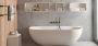 Ideavit SolidNova solid surface muur-gemonteerd bovenkant ligbad 180x80cm - Thumbnail 1