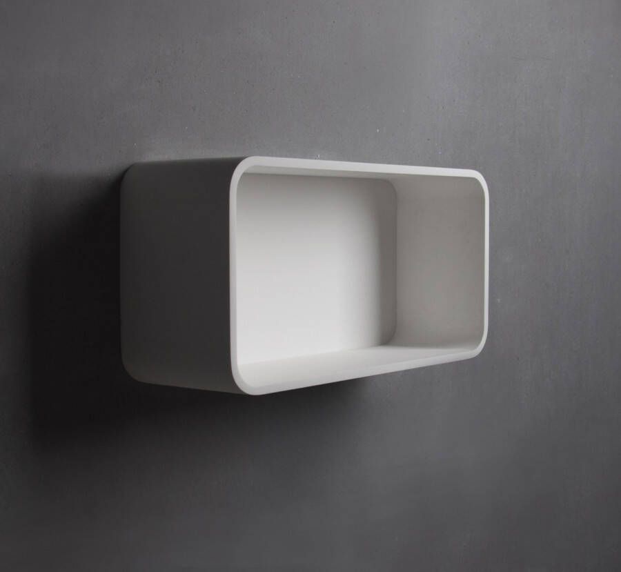 Ideavit Solidtondo nis 60x30cm solid surface mat wit