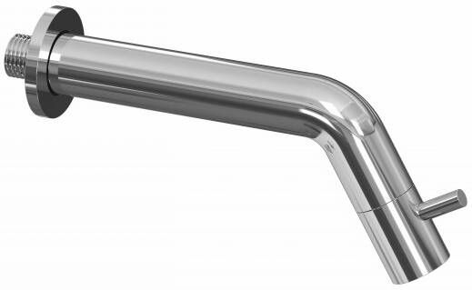Douche Concurrent Toiletkraan Muur Inbouw Rond Koudwaterkraan Chroom Inkortbaar
