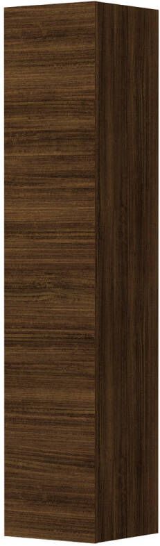 INK hoge kast 1 deur links rechts greeploos houtdecor 36x37x169cm koper eiken