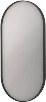 Ink SP20 Spiegel 40x4x80cm ovaal in stalen kader aluminium zwart mat 8408950 - Foto 1