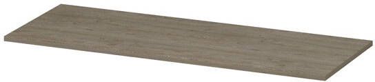 Ink Topdeck 45 Afdekplaat t.b.v. onderkast hout decor Greige eiken 1200x450x20 mm (bxdxh)