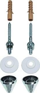 Plieger Bevestigingsset voor Urinoir Brussel Euroline Chroom - Foto 3