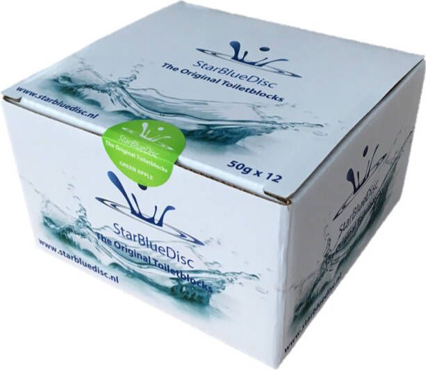 Korver Holland Starbluedisc toiletblokjes halfjaarverpakking a 12 stuks groen