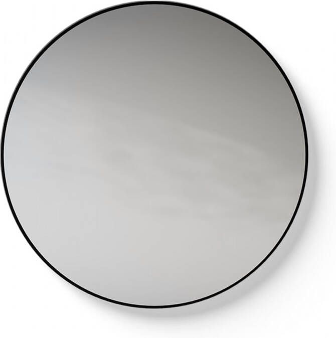 Looox Black line Mirror spiegel rond 100cm black line round zwart spblr1000