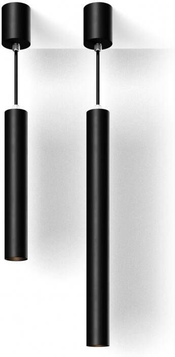 LoooX Light Collection set badkamer hanglampen LED van 25 & 40 cm mat zwart