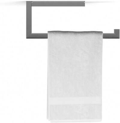 LoooX Roll handdoekhouder 35cm 1-delig geborsteld rvs