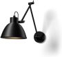 Looox Light collection wandlamp 2-armig verstelbaar zwart mat LTWISTDUO - Thumbnail 2