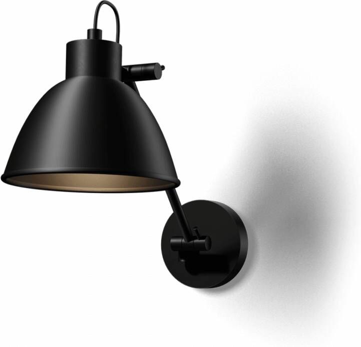 LoooX Twist Solo Light Collection wandlamp 1-armig verstelbaar mat zwart