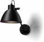 Looox Light collection wandlamp 1-armig verstelbaar zwart mat LTWISTSOLO - Thumbnail 2
