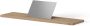 Looox Wood collection bath shelf 88cm met houder RVS geborsteld eiken RVS geborsteld wbshelf88rvs - Thumbnail 2