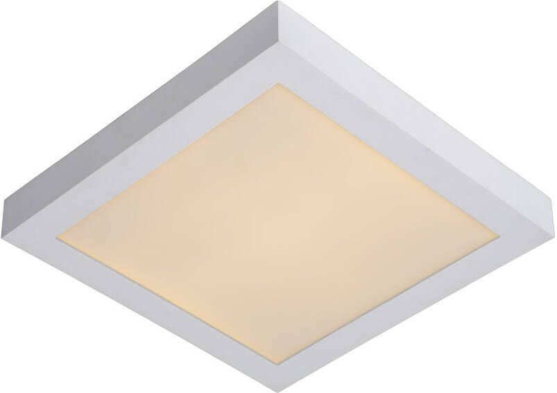 Lucide Brice-Led Plafonnière Badkamer LED 1x30W 3000K IP44 Wit