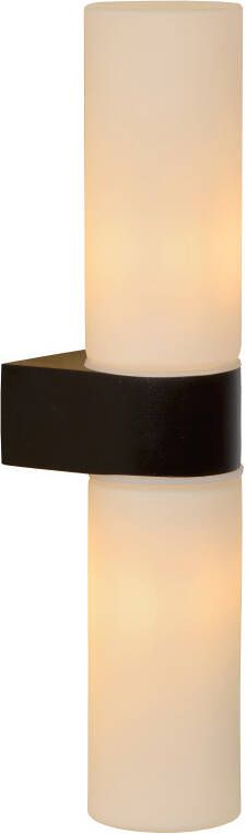 Lucide Jesse Wandlamp Badkamer 2xG9 IP44 Zwart