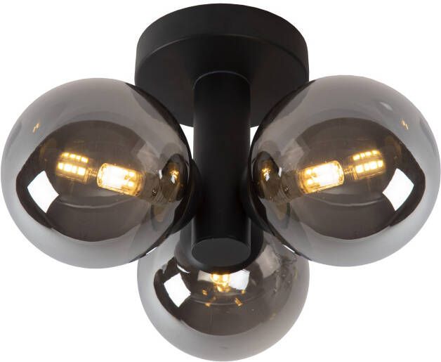 Lucide Trudy Plafonnière Badkamer Ø 28 cm 3xG9 IP44 Zwart