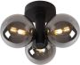 Lucide Trudy Plafonnière Badkamer Ø 28 cm 3xG9 IP44 Zwart - Thumbnail 2