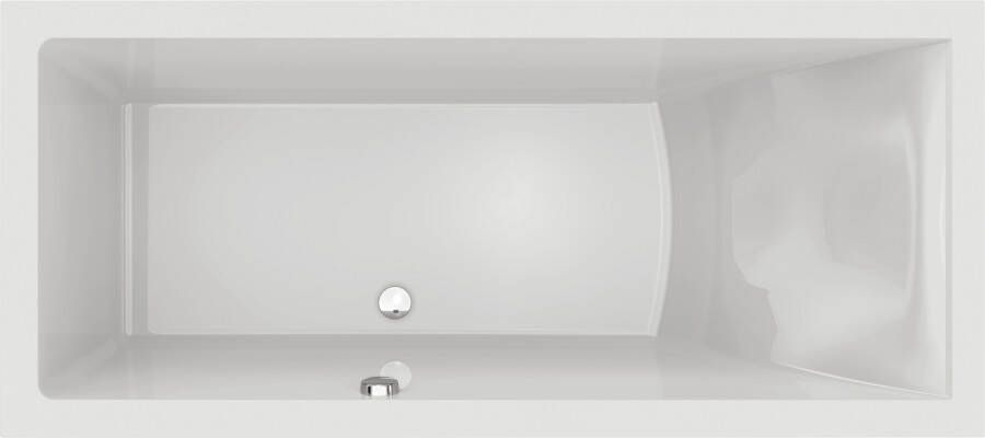 WaveDesign by Wisa Cerus inbouwbad 190x90cm Acryl rechthoek glans wit 5060510401