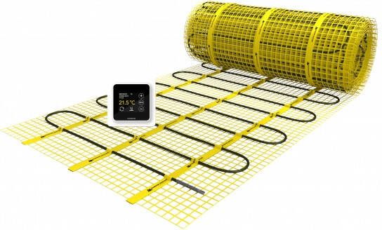 Magnum Mat vloerverwarmingsmat set met X treme Control klokthermostaat large 24 x 0 5 m 12 m²