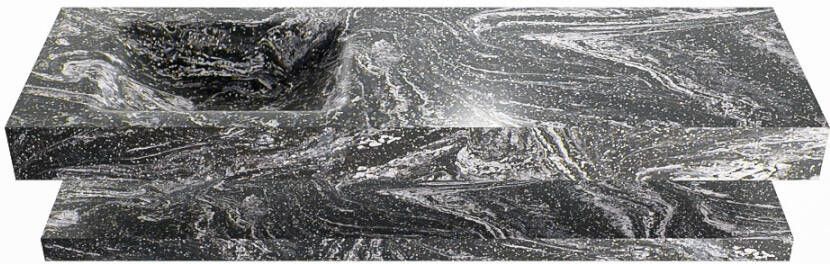 Mondiaz ALAN DLUX Badkamermeubelset 150cm planchet Lava vrijhangende wastafel wasbak links 0 kraangaten Lava ADX150LavPLL0Lav - Foto 3