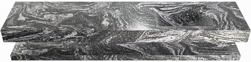 Mondiaz ALAN DLUX Badkamermeubelset 200cm planchet Lava vrijhangende wastafel wasbak rechts 0 kraangaten Lava ADX200LavPLR0Lav - Foto 3