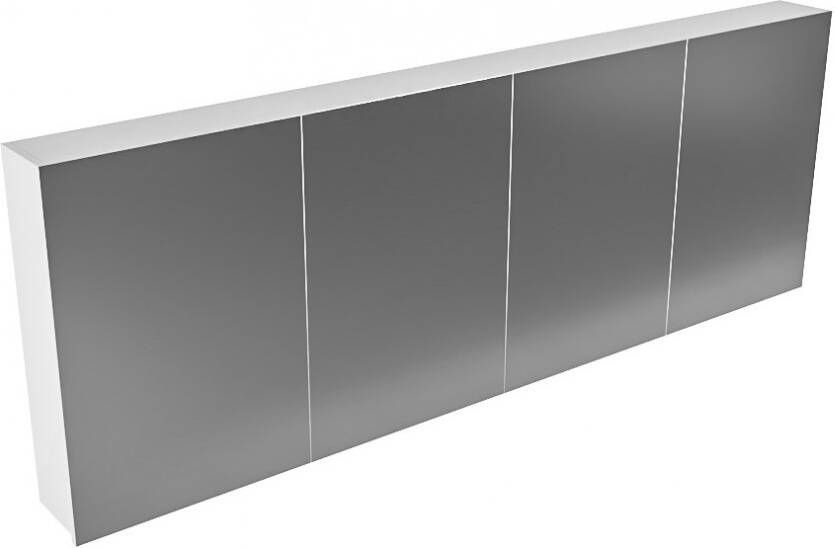 Mondiaz Cubb spiegelkast 200x70x16cm talc met 4 deuren