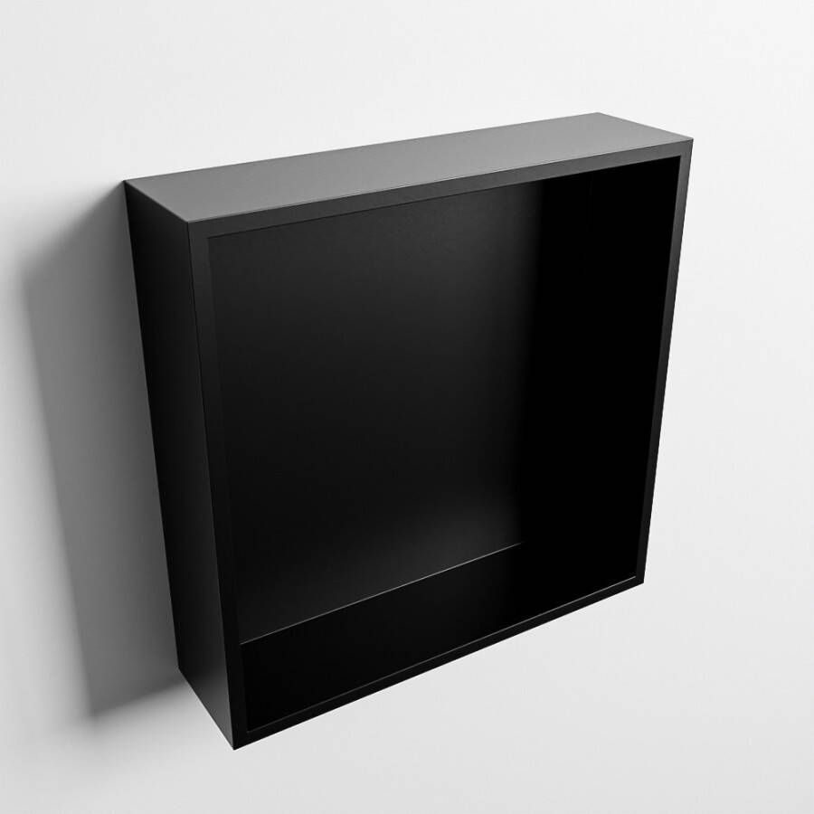 Mondiaz EASY Nis 29 5x29 5cm in solid surface kleur Urban | Urban. 1 vak geschikt voor in- of opbouw - Foto 2