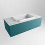 Mondiaz ERIN 100cm badmeubelset onderkast kleur Smag met 1 lade Wastafel RIDGE midden 1 kraangat kleur Talc ERIN10446 - Thumbnail 3