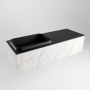 Mondiaz ERIN 120cm badmeubelset onderkast kleur carrara met 1 lade Wastafel RIDGE links 1 kraangat kleur Urban ERIN11471 - Thumbnail 3
