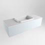 Mondiaz ERIN 120cm badmeubelset onderkast kleur Clay met 1 lade Wastafel RIDGE midden 1 kraangat kleur Talc ERIN10144 - Thumbnail 3