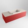 Mondiaz ERIN 120cm badmeubelset onderkast kleur Fire met 1 lade Wastafel RIDGE midden 1 kraangat kleur Linen ERIN12592 - Thumbnail 3