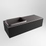 Mondiaz ERIN 120cm badmeubelset onderkast kleur Urban met 1 lade Wastafel RIDGE links 1 kraangat kleur Dark grey ERIN11539 - Thumbnail 3