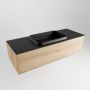 Mondiaz Badkamermeubelset Erin 120 cm met 1 Lade met RIDGE Wastafel Midden Urban met 1 kraangat Greeploos Mat Washed Oak - Thumbnail 3