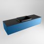 Mondiaz ERIN 150cm badmeubelset onderkast kleur Jeans met 1 lade Wastafel RIDGE midden zonder kraangaten kleur Urban ERIN11133 - Thumbnail 3