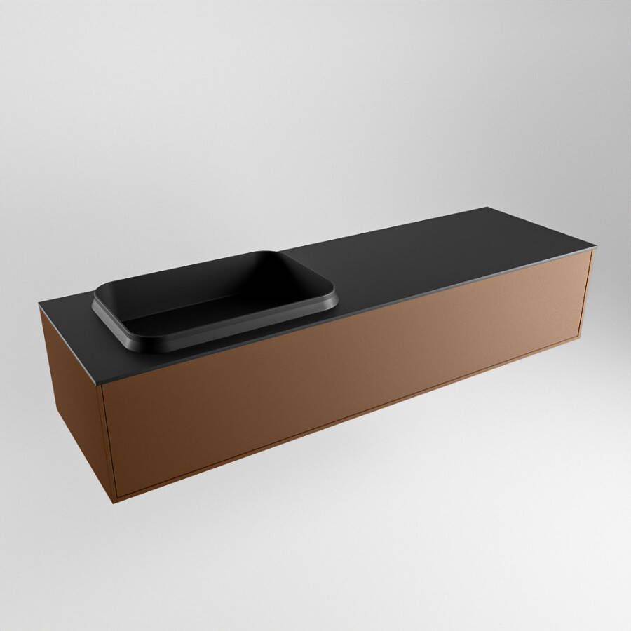 Mondiaz Erin badmeubel 150cm Rust Ridge wastafel Urban Links met 1 kraangat
