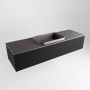 Mondiaz ERIN 150cm badmeubelset onderkast kleur Urban met 1 lade Wastafel RIDGE midden 1 kraangat kleur Dark grey ERIN11545 - Thumbnail 3