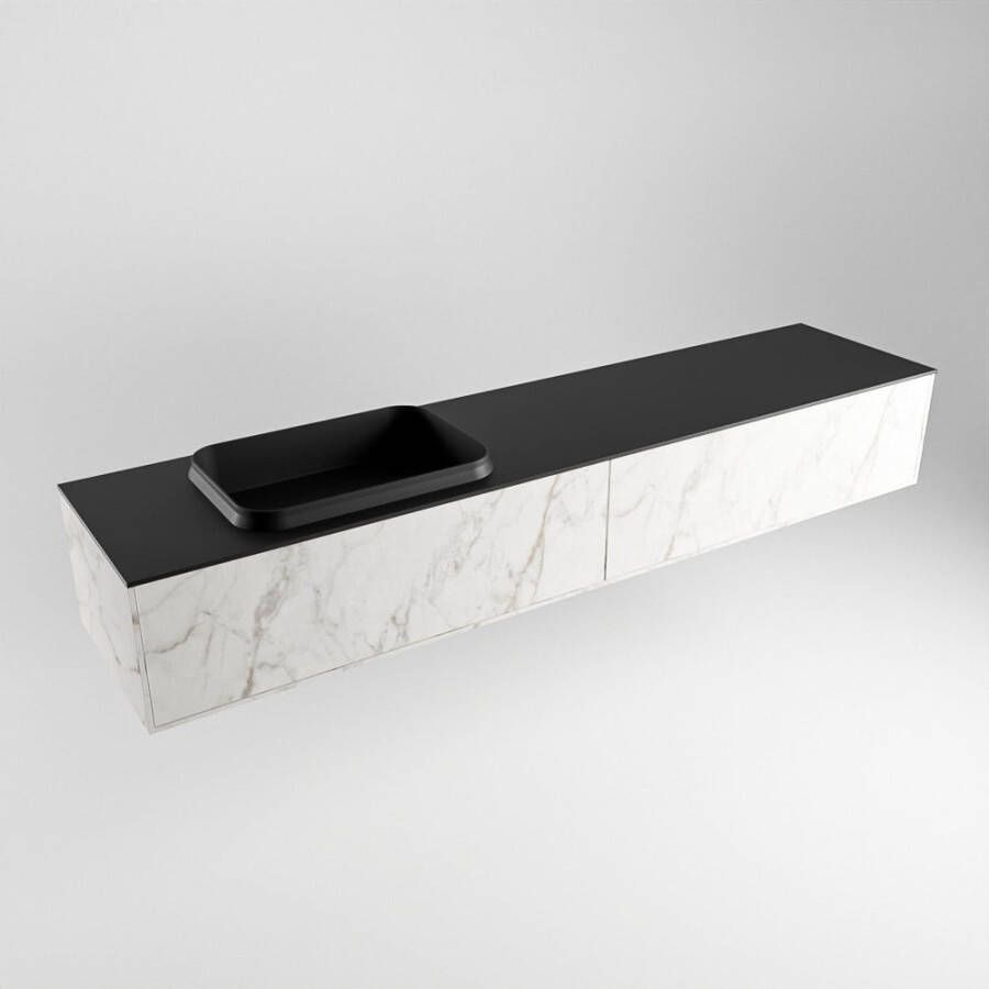 Mondiaz Erin badmeubel 200cm Cararra Ridge wastafel Urban Links met 1 kraangat