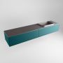 Mondiaz ERIN 200cm badmeubelset onderkast kleur Smag met 2 lades Wastafel RIDGE rechts zonder kraangaten kleur Dark grey ERIN11968 - Thumbnail 3