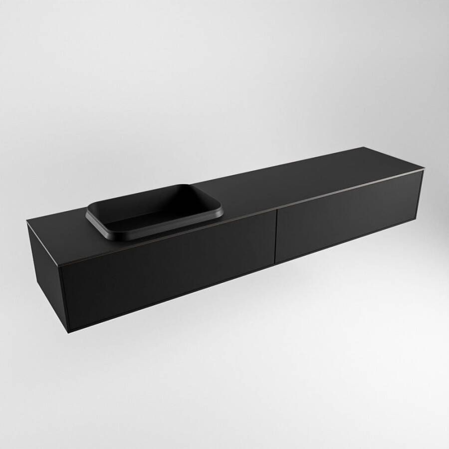 Mondiaz Erin badmeubel 200cm Urban Ridge wastafel Urban Links zonder kraangat