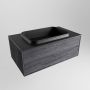 Mondiaz ERIN 80cm badmeubelset onderkast kleur Antracite met 1 lade Wastafel RIDGE midden 1 kraangat kleur Urban ERIN11260 - Thumbnail 3