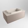 Mondiaz ERIN 80cm badmeubelset onderkast kleur Smoke met 1 lade Wastafel RIDGE midden 1 kraangat kleur Linen ERIN12416 - Thumbnail 3