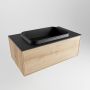 Mondiaz ERIN 80cm badmeubelset onderkast kleur Washed oak met 1 lade Wastafel RIDGE midden 1 kraangat kleur Urban ERIN11430 - Thumbnail 3