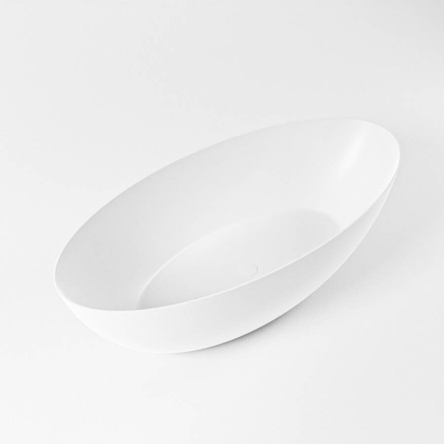 Mondiaz FLOAT Vrijstaand bad 170x80cm solid surface talc BK75341135