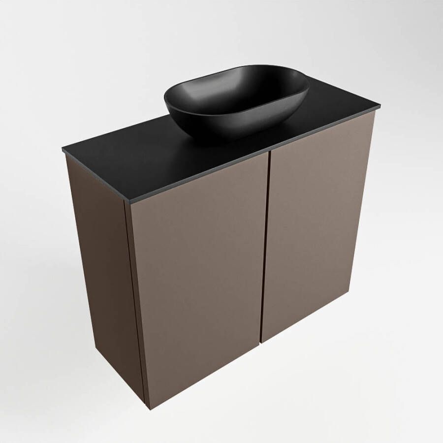 Mondiaz Fowy fonteinmeubel 60cm Smoke Waskom midden Urban Urban met 1 kraangat