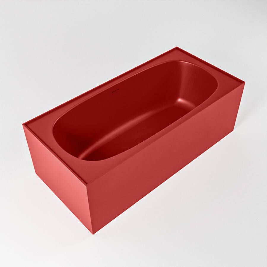 Mondiaz Freeze vrijstaand bad solid surface 180x85cm kleur Fire