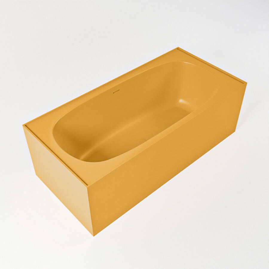 Mondiaz Freeze vrijstaand bad solid surface 180x85cm kleur Ocher