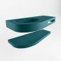 Mondiaz RIVA badmeubelsets 100x50x5.8cm 0 lades Smag mat 0 kraangaten 1 wasbak links Smag solid surface RIVA-D10105 - Thumbnail 2