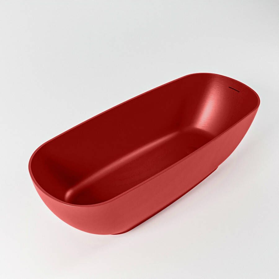 Mondiaz Rock vrijstaand bad solid surface 170x70cm kleur Fire
