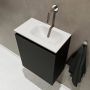 Mondiaz TURE Fonteinset 40x23x50cm 0 kraangaten 1 deur urban mat Wasbak rechts Solid Surface Wit FK75341036 - Thumbnail 3